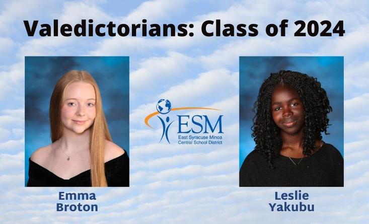 ESM Names 2 Valedictorians